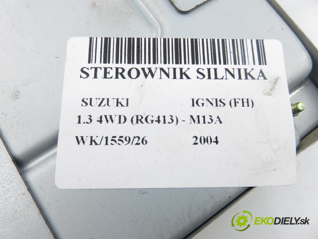 SUZUKI IGNIS (FH) HB 2001 61,00 1.3 4WD 83 (RG413) - M13A 1328,00 řídící jednotka motora 1120008340 ; 3392080GB