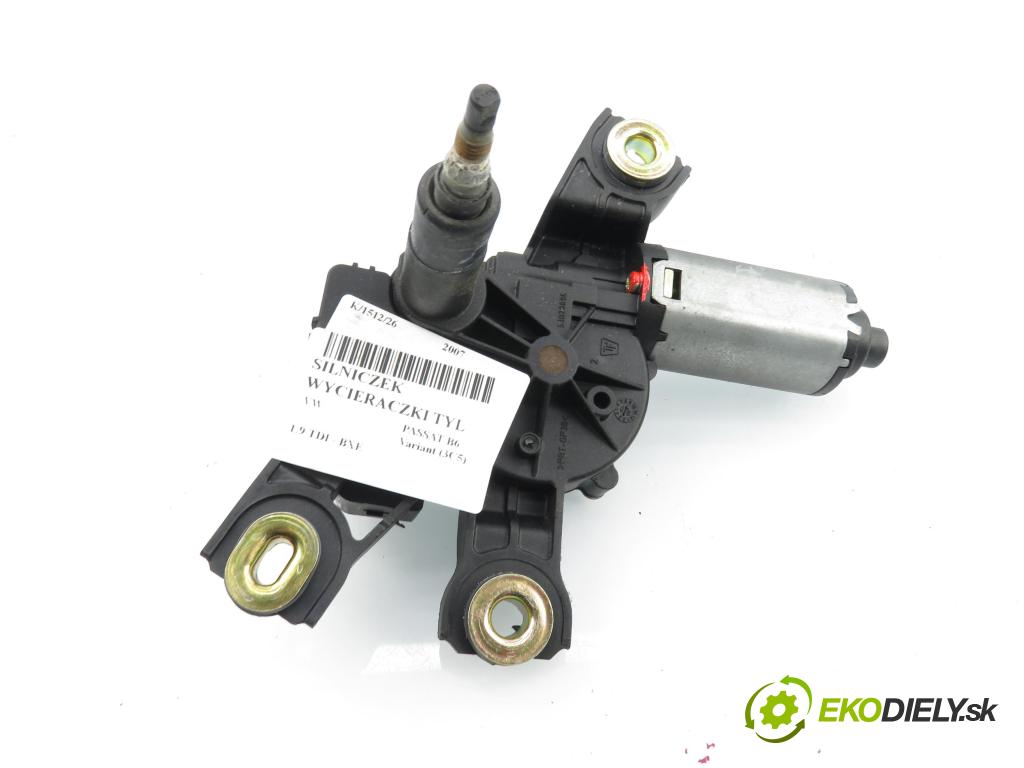 VW PASSAT B6 Variant (3C5) KOMBI 2007 77,00 1.9 TDI - BXE 1896,00 Motorček stierače zadné 3C9955711 ; 53027612