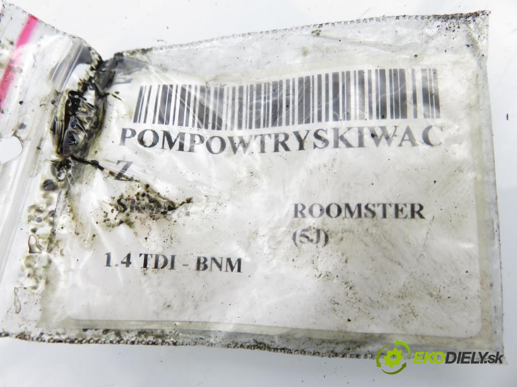 SKODA ROOMSTER (5J) KOMBIVAN 2006 51,00 1.4 TDI - BNM 1422,00 Vstrekovač 038130073BP ; 0414720314 (Vstrekovač paliva)