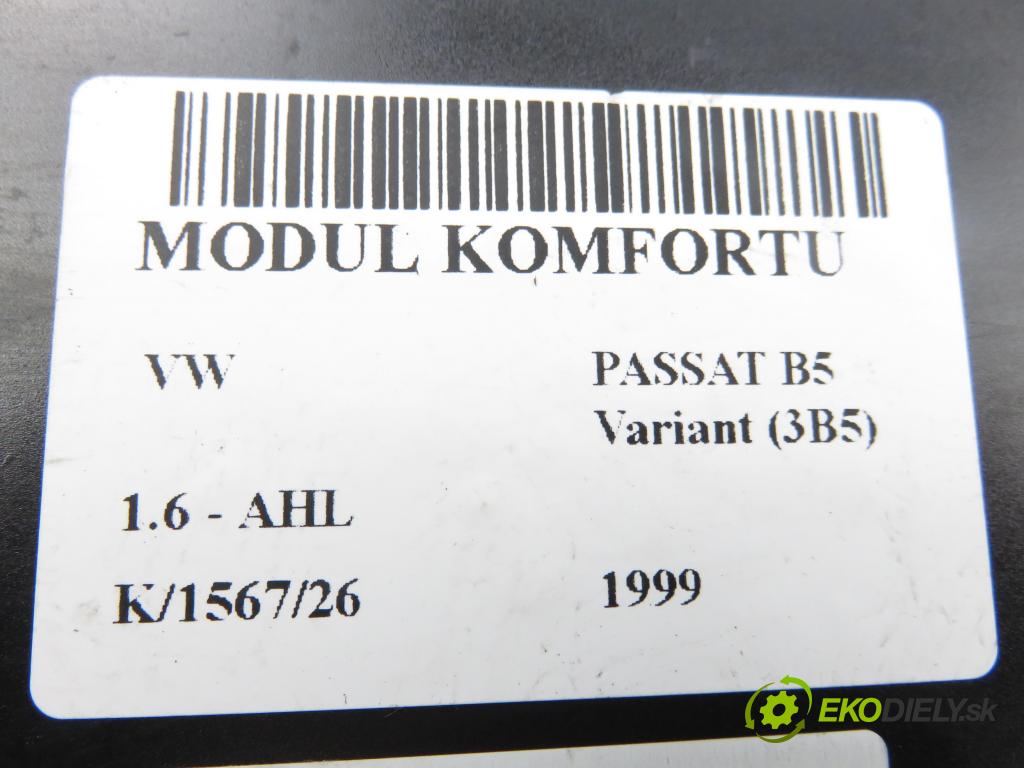 VW PASSAT B5 Variant (3B5) KOMBI 1999 74,00 1.6 - AHL 1595,00 MODUL komfortu 1J0959799S