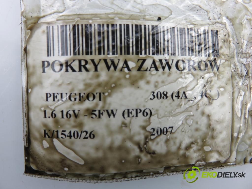 PEUGEOT 308 (4A_, 4C_) HB 2007 88,00 1.6 VTi 120 - 5FW (EP6) 1598,00 Kryt Ventilov V757272480 ; M03017B180 ; M03017B150