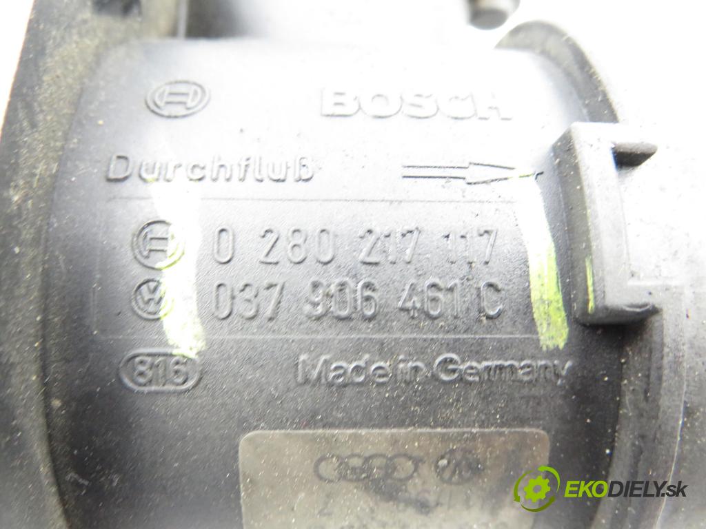 AUDI A3 (8L1) HB 2001 110,00 1.8 T - AGU 1781,00 váha vzduchu vzduchu 0280217117 ; 037906461C