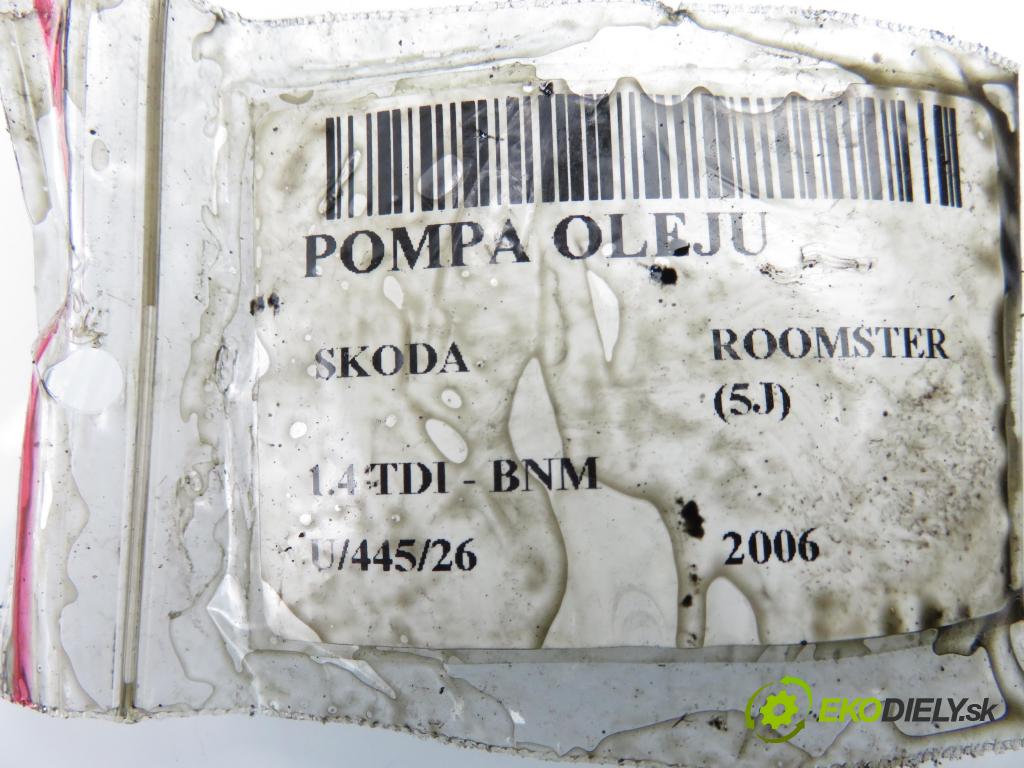 SKODA ROOMSTER (5J) KOMBIVAN 2006 51,00 1.4 TDI - BNM 1422,00 vačka vyvažujúci 045103303A ; 045103127D ; 045115109A
