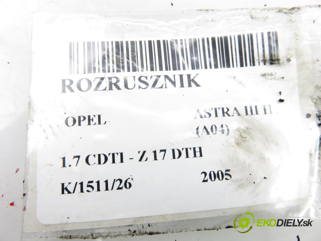 OPEL ASTRA H (A04) HB 2005 74,00 1.7 CDTI - Z 17 DTH 1686,00 Štartér STX200007 (Štartér)