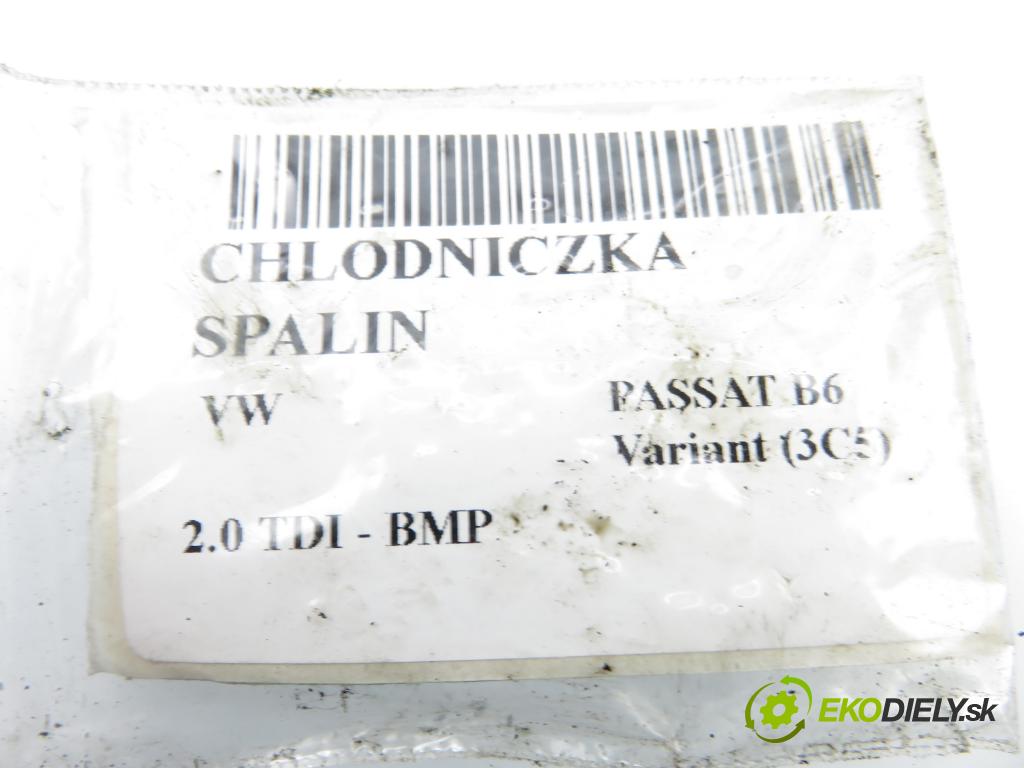 VW PASSAT B6 Variant (3C5) KOMBI 2006 103,00 2.0 TDI PD 8V 140 - BMP 1968,00 Chladič spalín 03G131512S