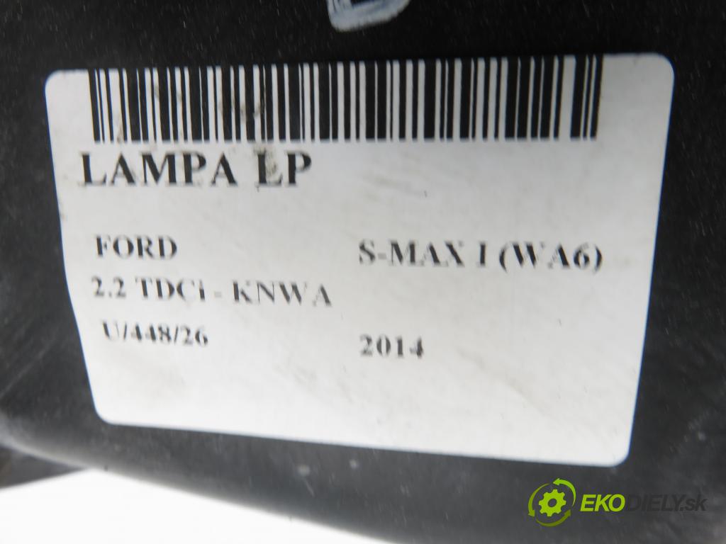 FORD S-MAX (WA6) MINIVAN 2014 147,00 2.2 TDCi - KNWA 2179,00 Svetlo LP 6M2113D155AL