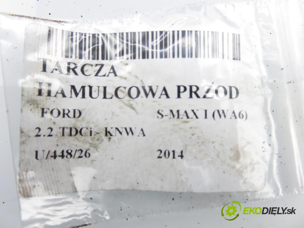 FORD S-MAX (WA6) MINIVAN 2014 147,00 2.2 TDCi - KNWA 2179,00 Lamela kotúč brzdová predný