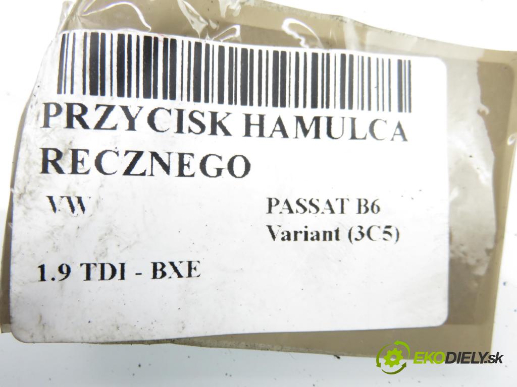 VW PASSAT B6 Variant (3C5) KOMBI 2007 77,00 1.9 TDI - BXE 1896,00 vypínač brzdy MANUÁLNY: 114992