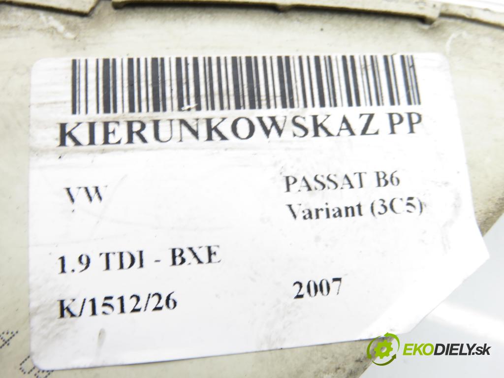 VW PASSAT B6 Variant (3C5) KOMBI 2007 77,00 1.9 TDI - BXE 1896,00 Smerovka PP 3C0953042L