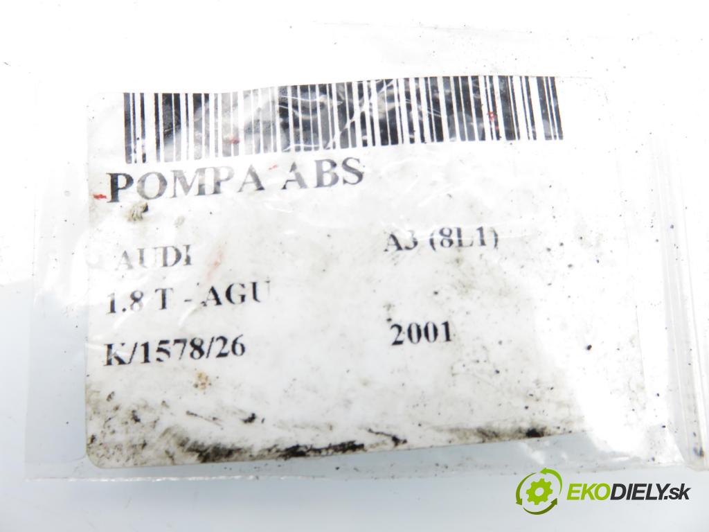 AUDI A3 (8L1) HB 2001 110,00 1.8 T - AGU 1781,00 Pumpa ABS 1J0907379H ; 10094903413 ; 1J0614217C (Pumpa ABS)