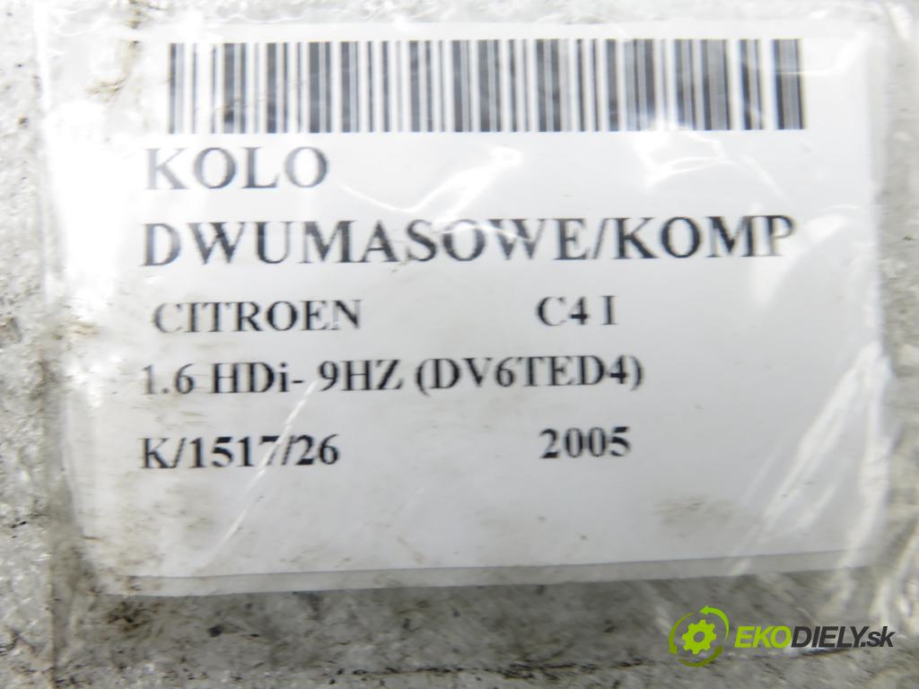 CITROEN C4 I (LC_) HB 2005 80,00 1.6 HDi- 9HZ (DV6TED4) 1560,00 Koleso dvojvrstvové 3082000539 ; 2294001594 ; 001094330