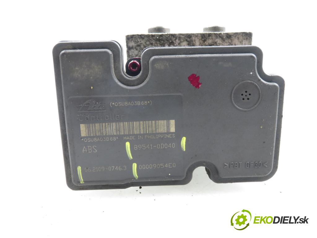 TOYOTA YARIS (_P9_) HB 2008 51,00 1.0 VVT-i (KSP90_) - 1KR-FE 998,00 Pumpa ABS 895410D040 ; 06210907463 ; 06210207464 (Pumpa ABS)