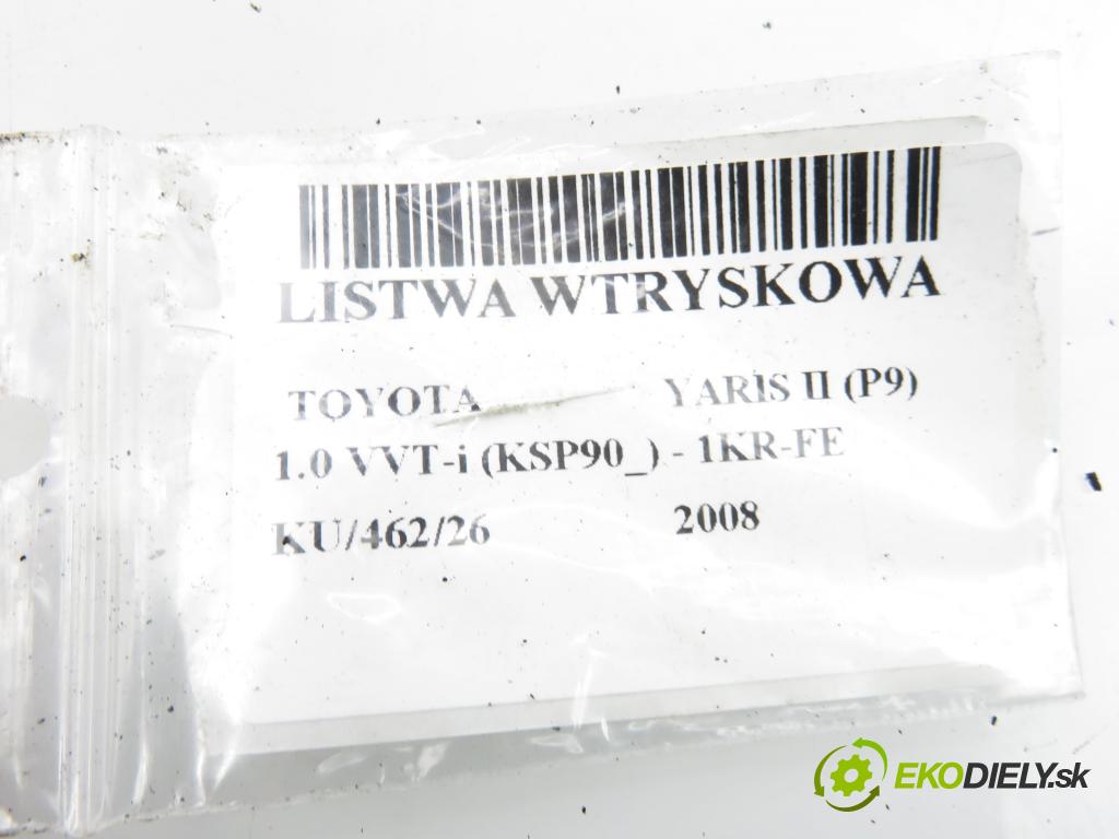 TOYOTA YARIS (_P9_) HB 2008 51,00 1.0 VVT-i (KSP90_) - 1KR-FE 998,00 Lišta vstrekovacia 2325040020 (Vstrekovacia lišta)