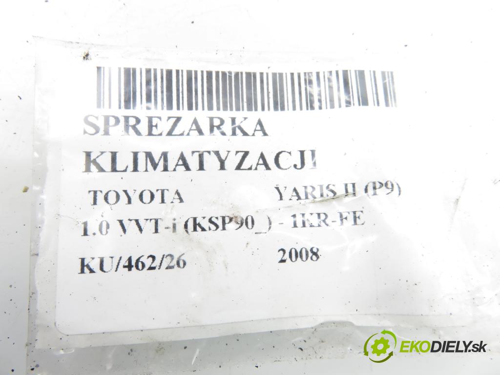 TOYOTA YARIS (_P9_) HB 2008 51,00 1.0 VVT-i (KSP90_) - 1KR-FE 998,00 KOMPRESOR: klimatizace 4472602331 (Kompresor klimatizace)