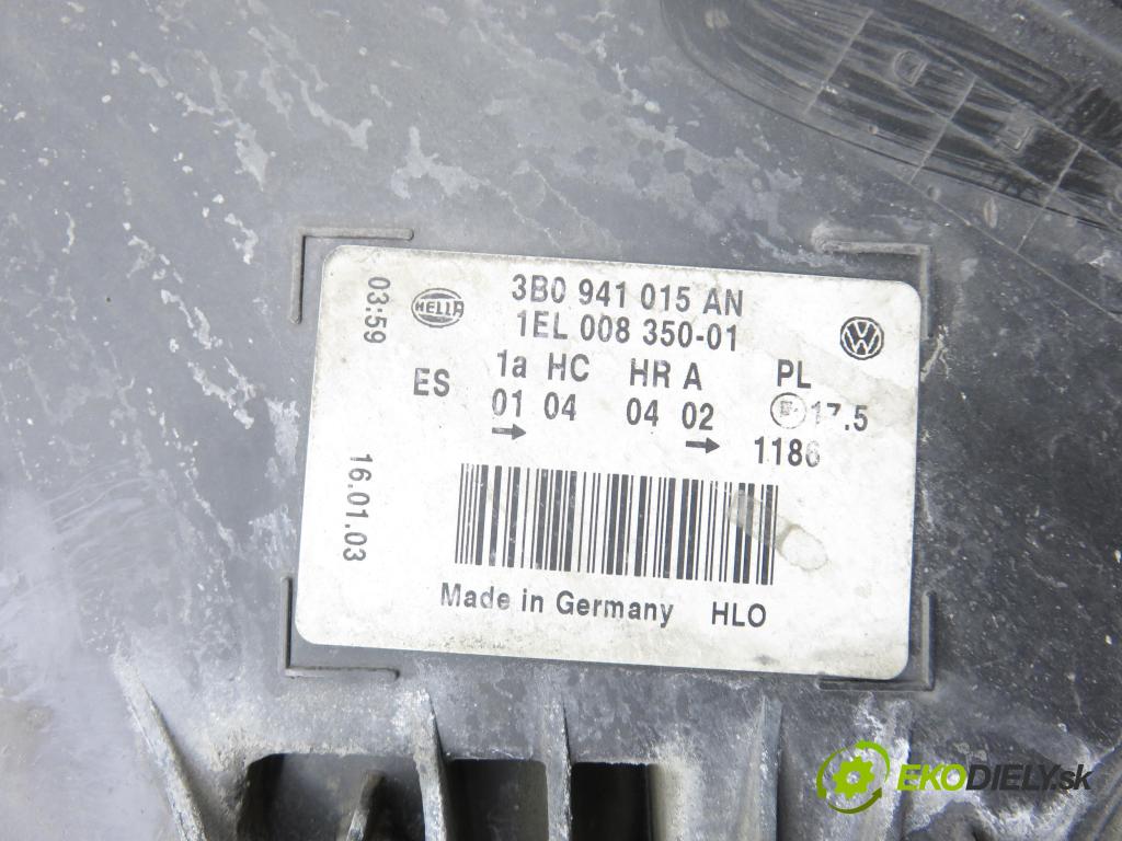 VW PASSAT B5.5 Variant (3B6) KOMBI 2001 96,00 1.9 TDI - AWX 1896,00 světlo LP