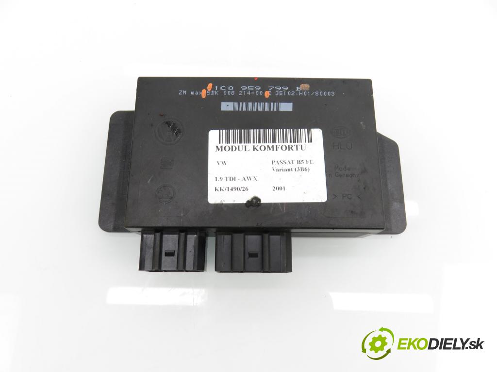 VW PASSAT B5.5 Variant (3B6) KOMBI 2001 96,00 1.9 TDI - AWX 1896,00 MODUL komfortu 1C0959699B ; 5SK00821400