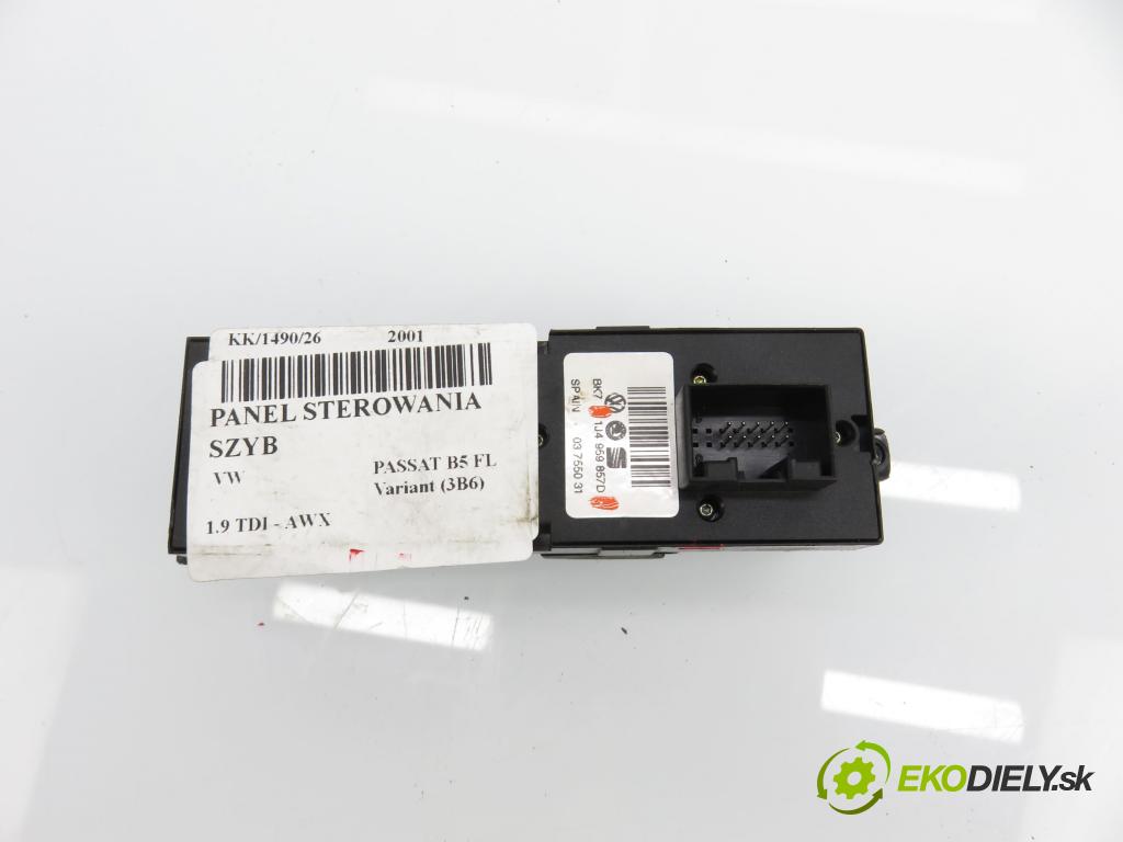 VW PASSAT B5.5 Variant (3B6) KOMBI 2001 96,00 1.9 TDI - AWX 1896,00 Panel ovládania okien 1J4959857D