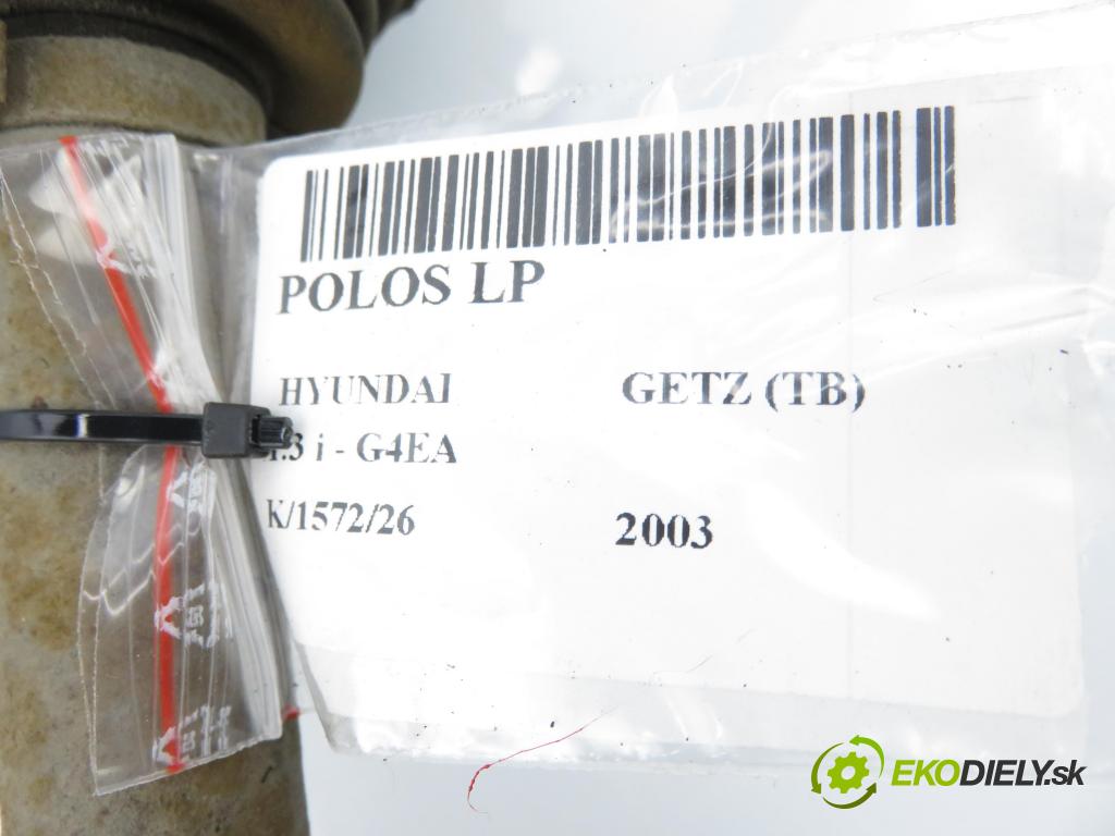 HYUNDAI GETZ (TB) HB 2003 60,00 1.3 12V 82 - G4EA 1341,00 Poloos LP