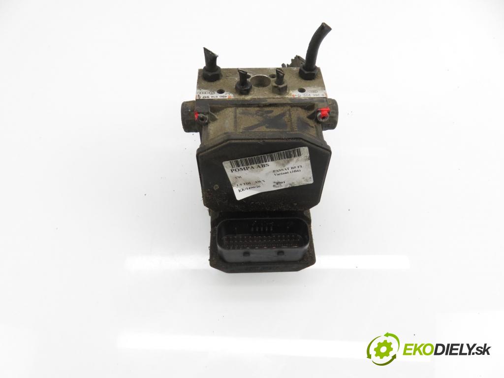 VW PASSAT B5.5 Variant (3B6) KOMBI 2001 96,00 1.9 TDI - AWX 1896,00 Pumpa ABS 0265950055 ; 0265225124 ; 4B0614517G (Pumpa ABS)