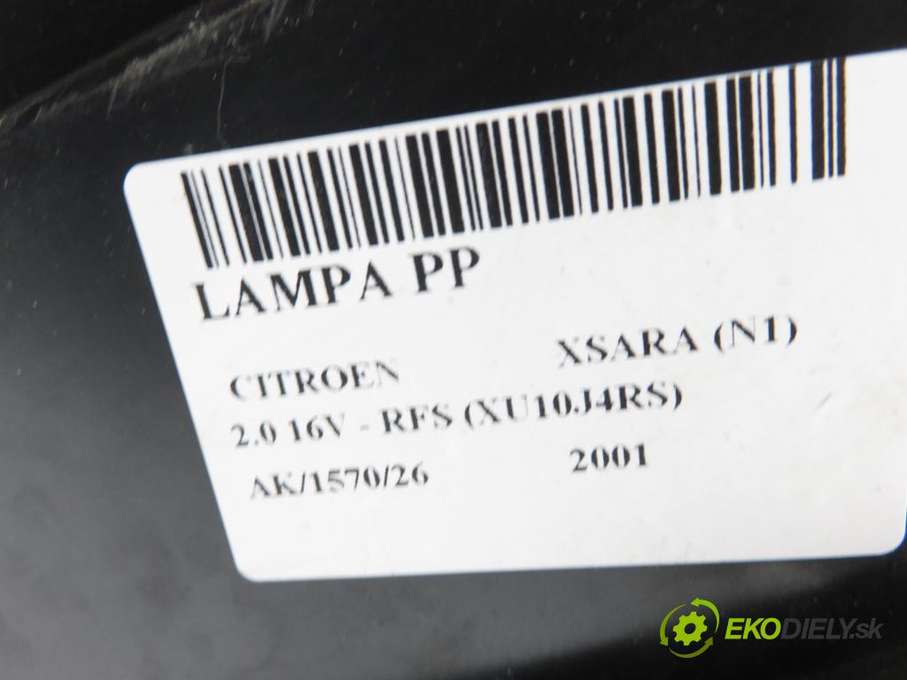 CITROEN XSARA (N1) HB 2001 120,00 2.0 16V - RFS (XU10J4RS) 1998,00 Svetlo PP