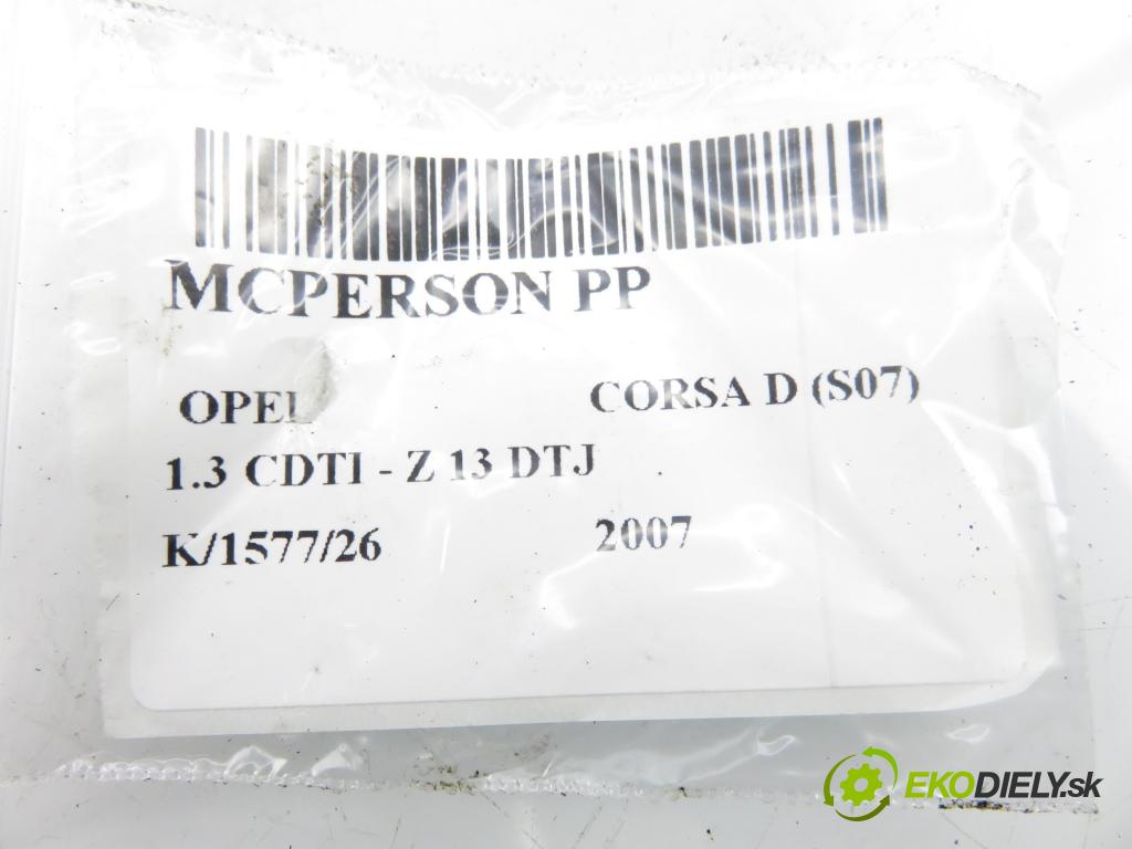 OPEL CORSA D (S07) HB 2007 55,00 1.3 CDTI - Z 13 DTJ 1248,00 MCPERSON PP