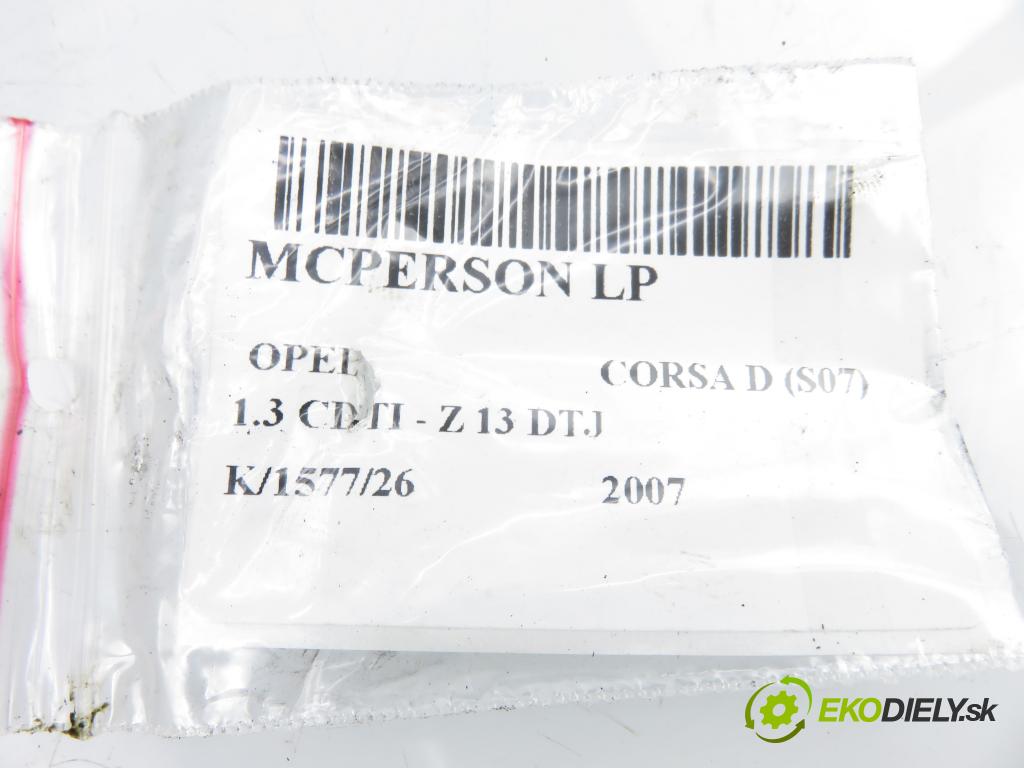 OPEL CORSA D (S07) HB 2007 55,00 1.3 CDTI - Z 13 DTJ 1248,00 MCPERSON LP