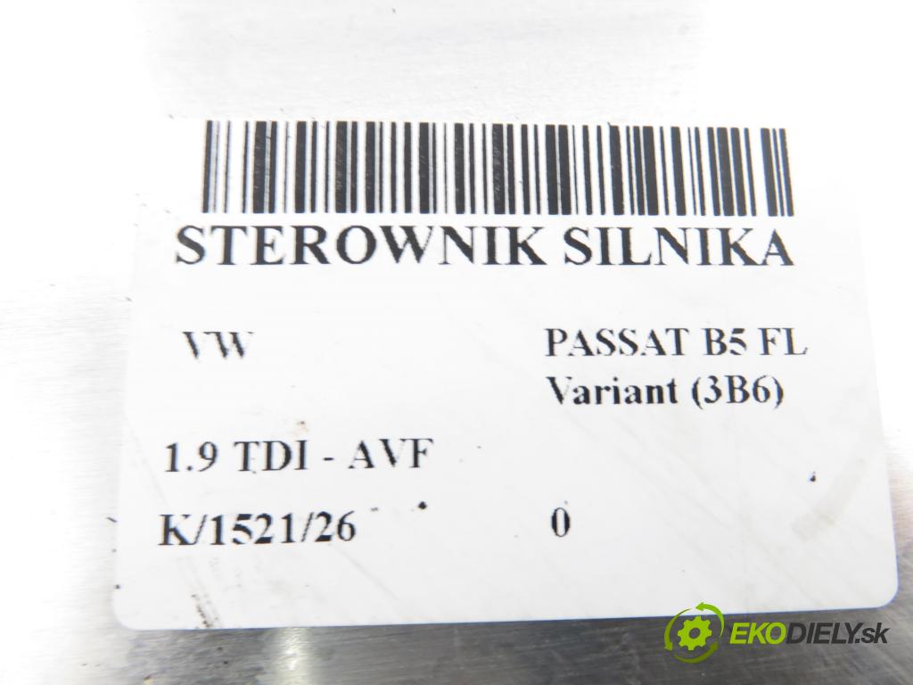 VW PASSAT B5.5 Variant (3B6) KOMBI 2003 96,00 1.9 TDI PD 130 - AVF 1896,00 Riadiaca jednotka Motor 0281010941 ; 038906019GQ