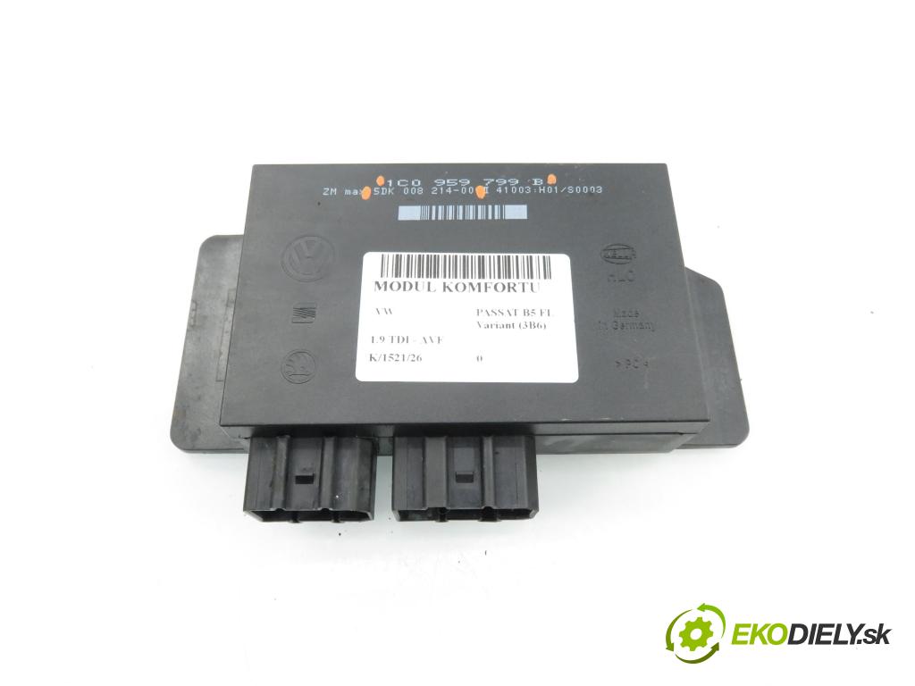 VW PASSAT B5.5 Variant (3B6) KOMBI 2003 96,00 1.9 TDI PD 130 - AVF 1896,00 MODUL komfortu 1C0959799B STAN ; 5DK00821400
