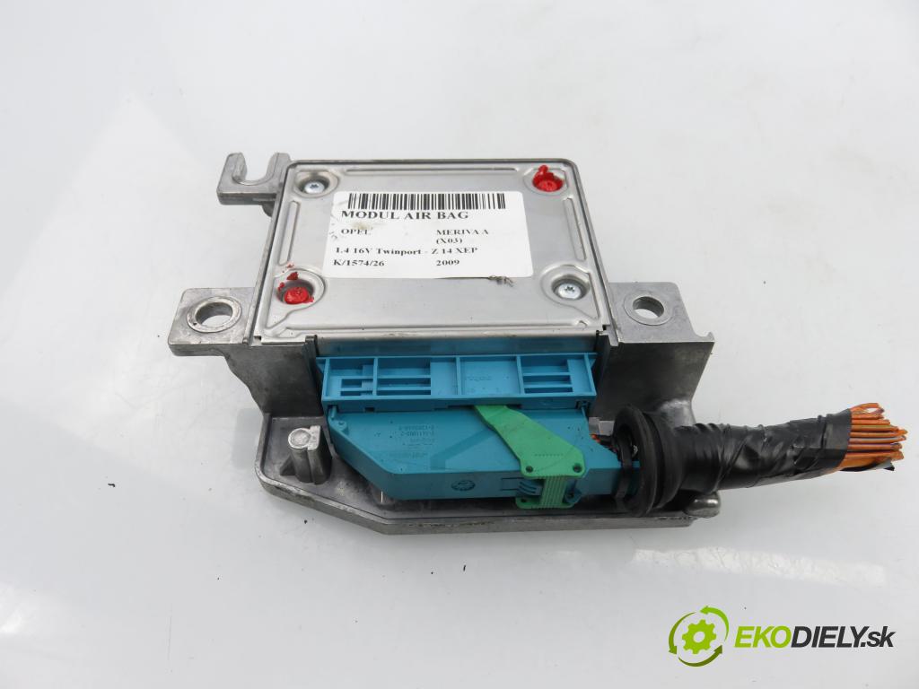 OPEL MERIVA A nadwozie wielkoprzestrzenne (MPV) (X03) MINIVAN 2009 66,00 1.4 16V Twinport - Z 14 XEP 1364,00 MODUL air BAG 13259917DE