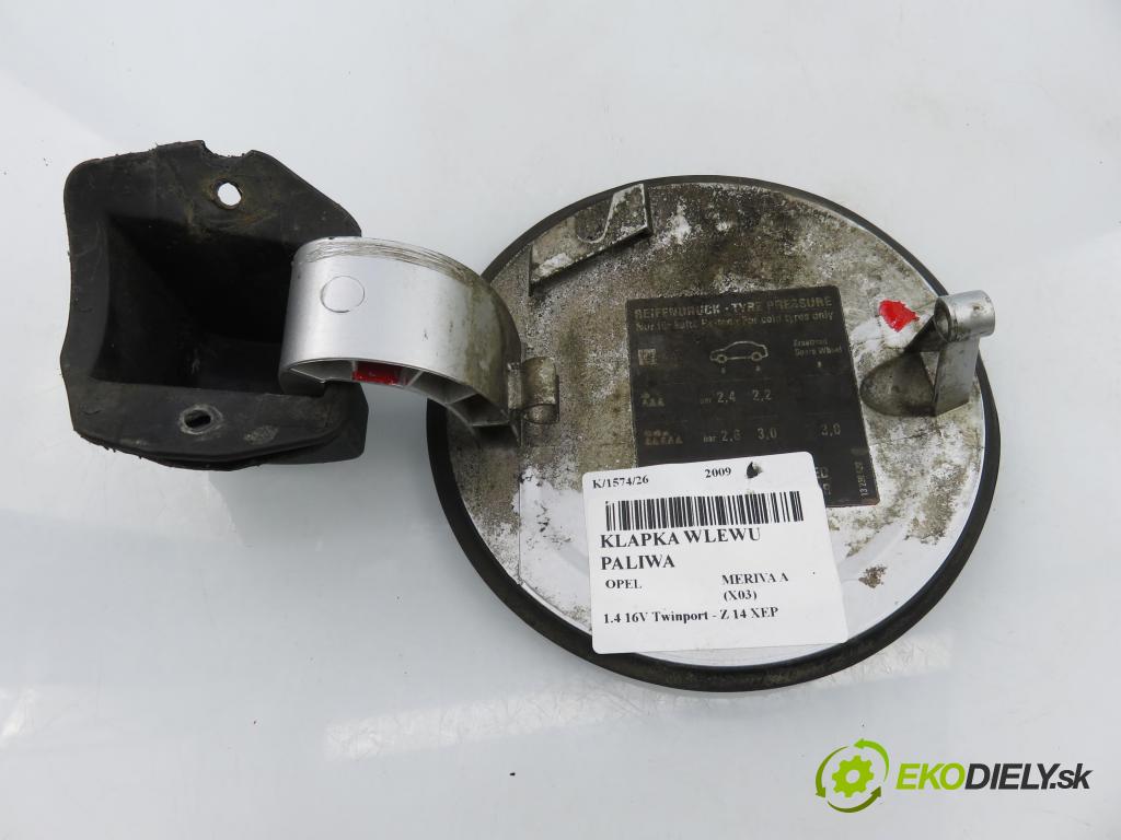 OPEL MERIVA A nadwozie wielkoprzestrzenne (MPV) (X03) MINIVAN 2009 66,00 1.4 16V Twinport - Z 14 XEP 1364,00 Dvierka nádrže paliva 13123250 ; 468435664 (Kľučka dverí ostatné)