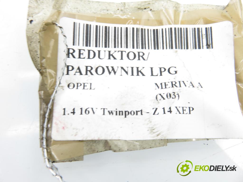 OPEL MERIVA A nadwozie wielkoprzestrzenne (MPV) (X03) MINIVAN 2009 66,00 1.4 16V Twinport - Z 14 XEP 1364,00 reduktor Výparník LPG 67R010056