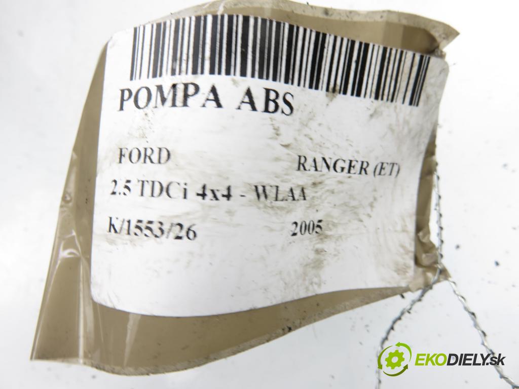 FORD RANGER (ET) PICK-UP 2005 105,00 2.5 TDCi 4x4 - WLAA 2499,00 Pumpa ABS 0265800523 ; 0265231027 ; UR61437A0 (Pumpa ABS)