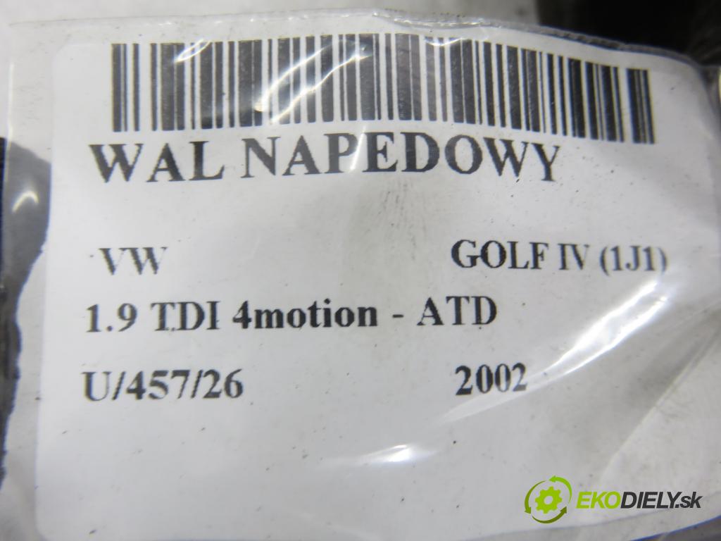 VW GOLF IV (1J1) HB 2002 74,00 1.9 TDI 4motion - ATD 1896,00 WAL ŘÍZENÍ