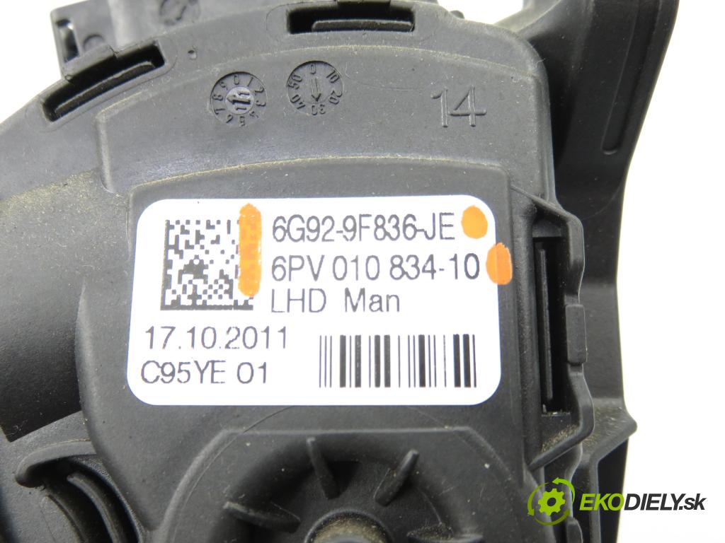 FORD S-MAX (WA6) MINIVAN 2011 103,00 2.0 TDCi - QXWA 1997,00 Potenciometer plynu 6G929F836JE ; 6PV01083410 (Potenciometer plynového pedálu)