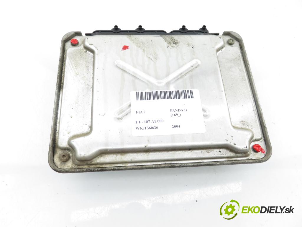 FIAT PANDA (169_) HB 2004 40,00 1.1 - 187 A1.000 1108,00 Riadiaca jednotka Motor 55188619 ; IAW4AFSM ; 6160112300