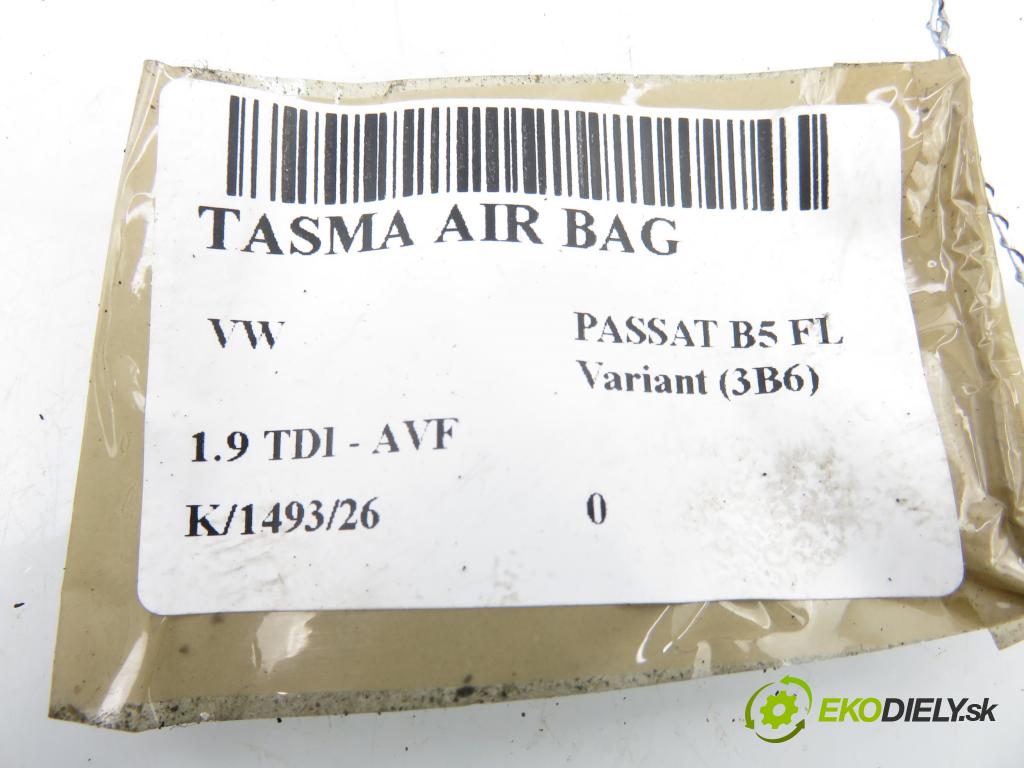 VW PASSAT B5.5 Variant (3B6) KOMBI 2001 96,00 1.9 TDI - AVF 1896,00 PÁSKA: air BAG 1J0959654AC