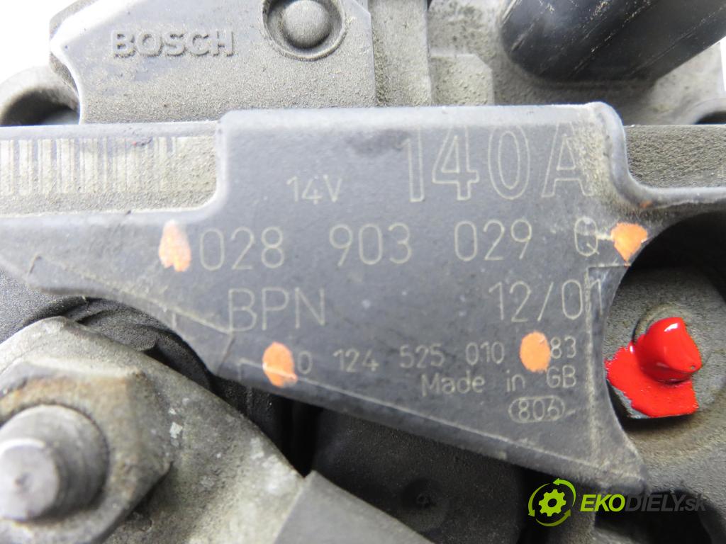 VW PASSAT B5.5 Variant (3B6) KOMBI 2003 96,00 1.9 TDI - AVF 1896,00 Alternátor 0124525010 ; 028903029Q (Alternátor)