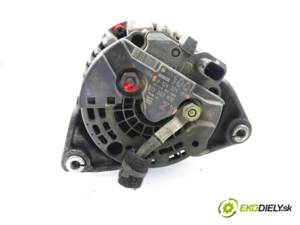 OPEL MERIVA A nadwozie wielkoprzestrzenne (MPV) (X03) MINIVAN 2009 66,00 1.4 16V Twinport - Z 14 XEP 1364,00 Alternátor 0124325171 ; 13222930 (Alternátor)