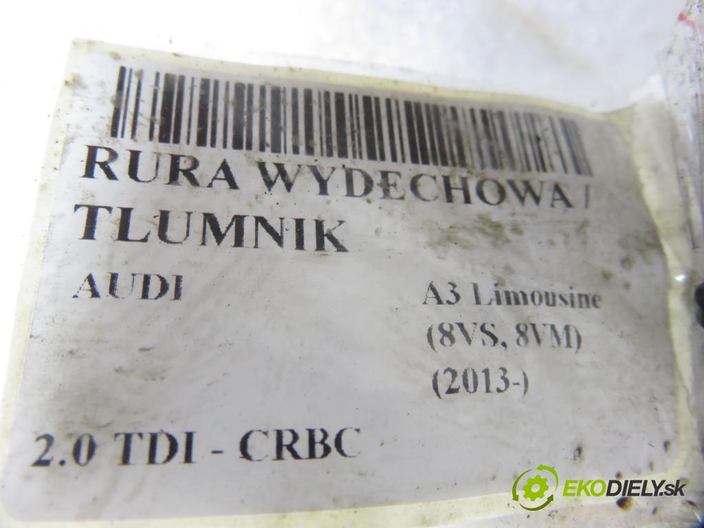 AUDI A3 Limousine (8VS, 8VM) SEDAN 2013 110,00 2.0 TDI - CRBC 1968,00 Rúra VÝFUK: / výfuk koncový 5Q6253611C