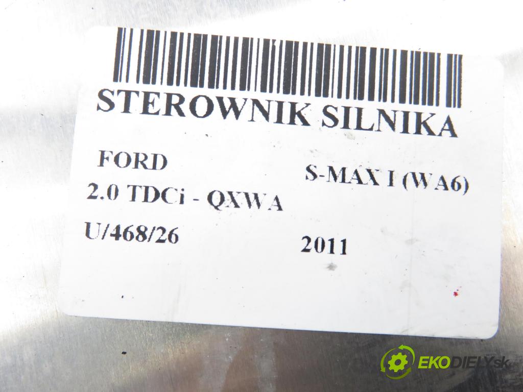 FORD S-MAX (WA6) MINIVAN 2011 103,00 2.0 TDCi - QXWA 1997,00 Riadiaca jednotka Motor BG9112A650PJ