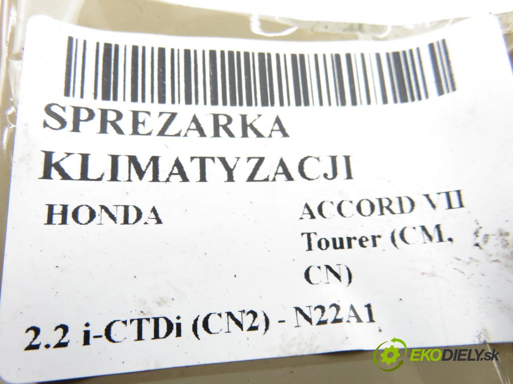 HONDA ACCORD VII Tourer (CM, CN) KOMBI 2006 103,00 2.2 i-CTDi (CN2) - N22A1 2204,00 KOMPRESOR: klimatizácie 4472606080 (Kompresor klimatizácie)