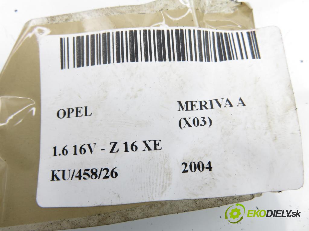 OPEL MERIVA A nadwozie wielkoprzestrzenne (MPV) (X03) MINIVAN 2004 74,00 1.6 16V - Z 16 XE 1598,00 Lamela kotúč brzdová zadné