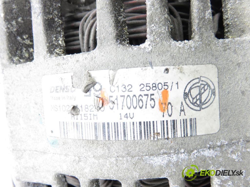 FIAT PANDA (169_) HB 2005 40,00 1.1 54 - 187 A1.000 1108,00 Alternátor 51700675 (Alternátor)