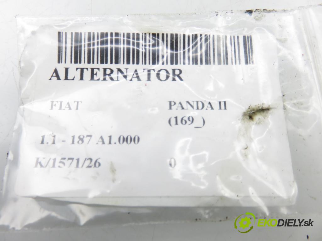 FIAT PANDA (169_) HB 2005 40,00 1.1 54 - 187 A1.000 1108,00 Alternátor 51700675 (Alternátor)