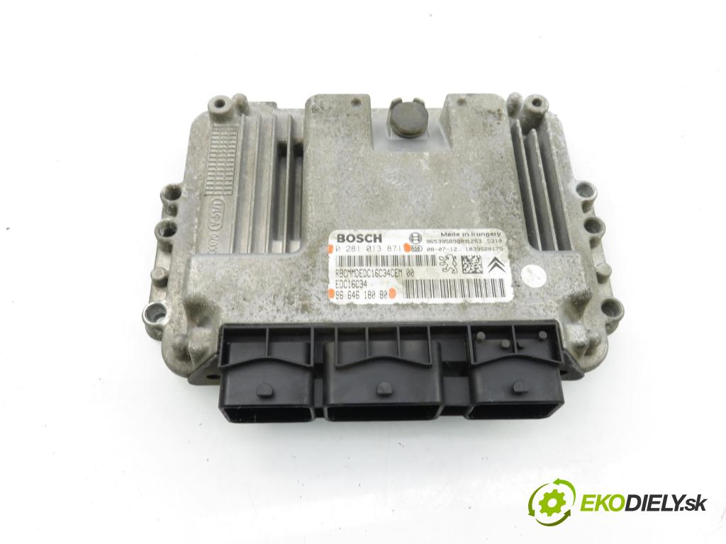 PEUGEOT PARTNER Skrzynia FURGON 2008 66,00 1.6 HDi 16V - 9HX (DV6AUTED4) 1560,00 Riadiaca jednotka Motor 0281013871 ; 9664618080
