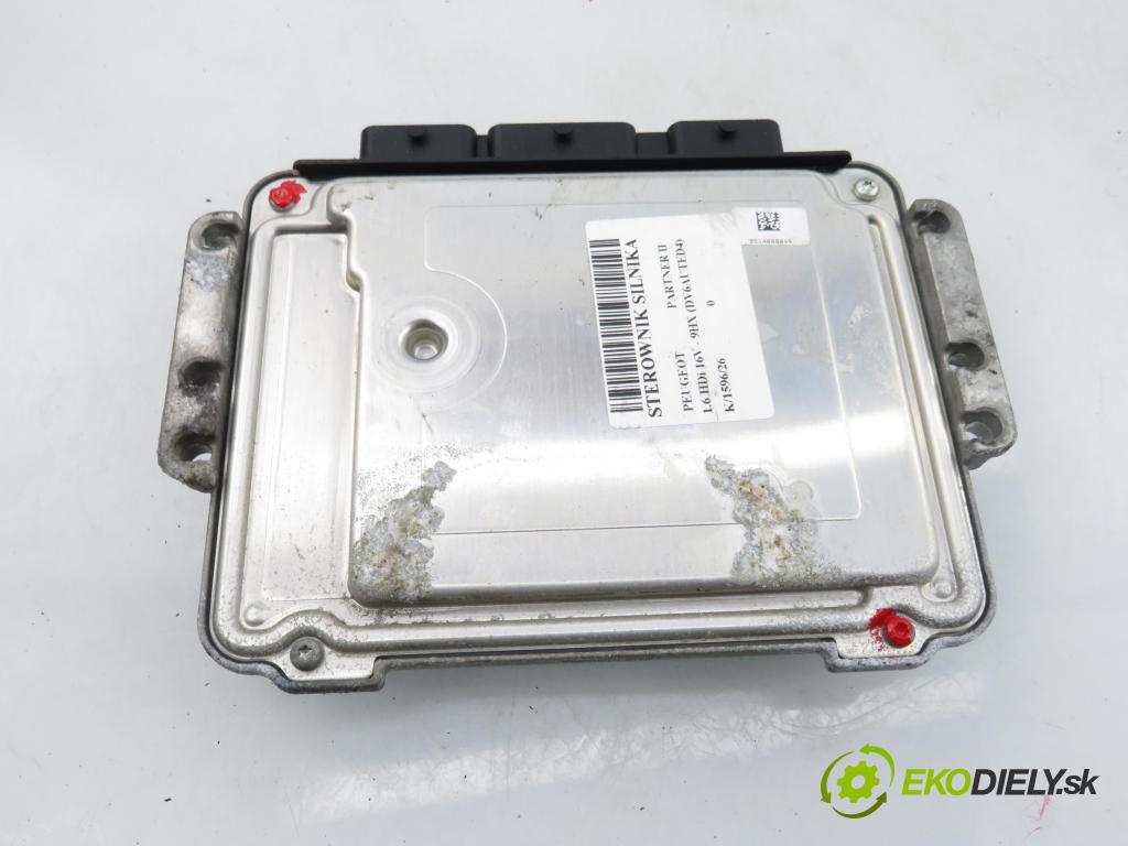 PEUGEOT PARTNER Skrzynia FURGON 2008 66,00 1.6 HDi 16V - 9HX (DV6AUTED4) 1560,00 Riadiaca jednotka Motor 0281013871 ; 9664618080