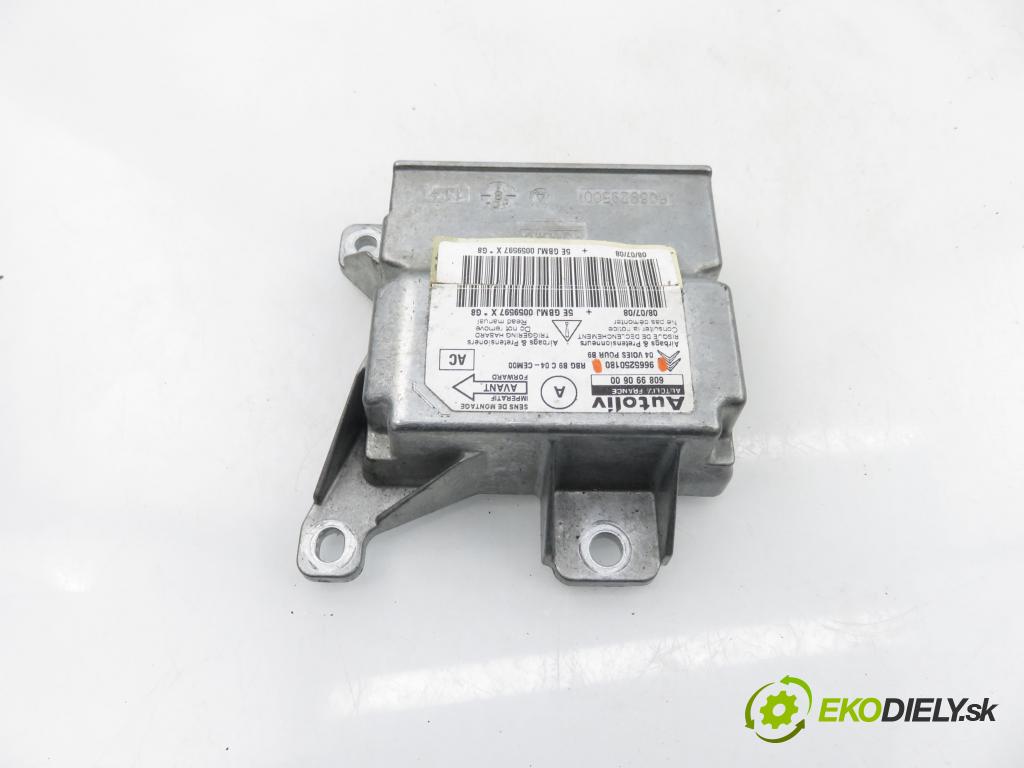 PEUGEOT PARTNER Skrzynia FURGON 2008 66,00 1.6 HDi 16V - 9HX (DV6AUTED4) 1560,00 MODUL air BAG 9665250180