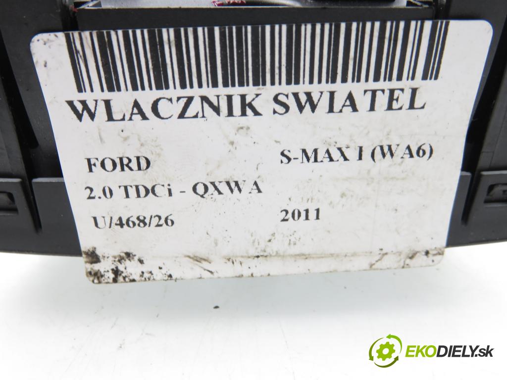 FORD S-MAX (WA6) MINIVAN 2011 103,00 2.0 TDCi - QXWA 1997,00 přepínač světla AG9T13A024EB