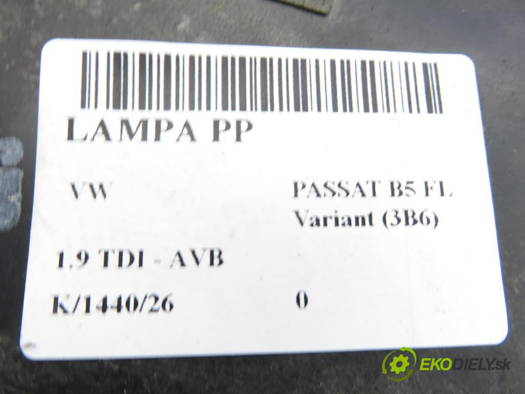 VW PASSAT B5.5 Variant (3B6) KOMBI 2004 74,00 1.9 TDI - AVB 1896,00 světlo PP 3B0941016AN