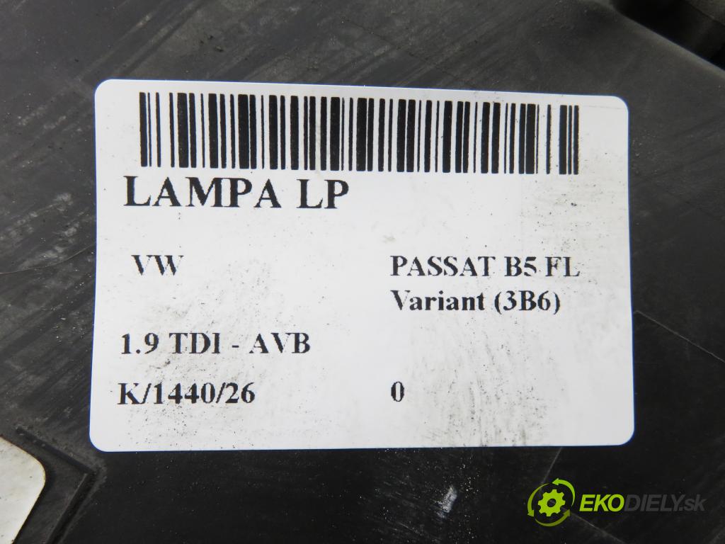 VW PASSAT B5.5 Variant (3B6) KOMBI 2004 74,00 1.9 TDI - AVB 1896,00 světlo LP 3B0941015AN
